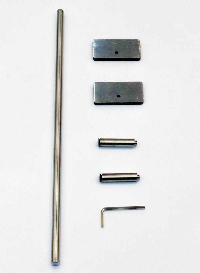 RACOFSB Fingerboard Rail Obstacles Self Assembled Made of Solid Stainless Steel for Pro Finger Skateboard (11" Long 2.2" Tall) - Image 4